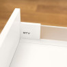 Szuflada meblowa Axis Pro GLASS, H-167, L-350, cichy domyk, biała, GTV