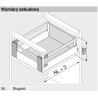 Mocowanie frontu wewnętrznego wys. C (192 mm) TANDEMBOX antaro