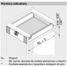 Mocowanie frontu wewnętrznego wys. M (98 mm) TANDEMBOX antaro