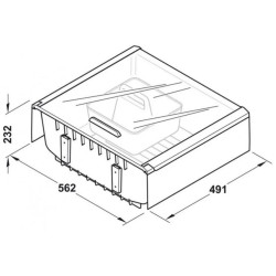Szuflada do przechowywania żywności, Hailo Pantry Box Hafele