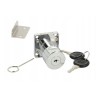 Zamek meblowy kwadratowy SISO 850 z gałką, chrom