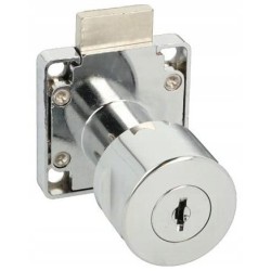 Zamek meblowy kwadratowy SISO 850 z gałką, chrom