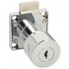 Zamek meblowy kwadratowy SISO 850 z gałką, chrom