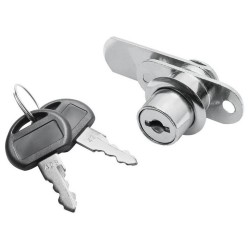 Zamek meblowy językowy M-201, chrom, GTV