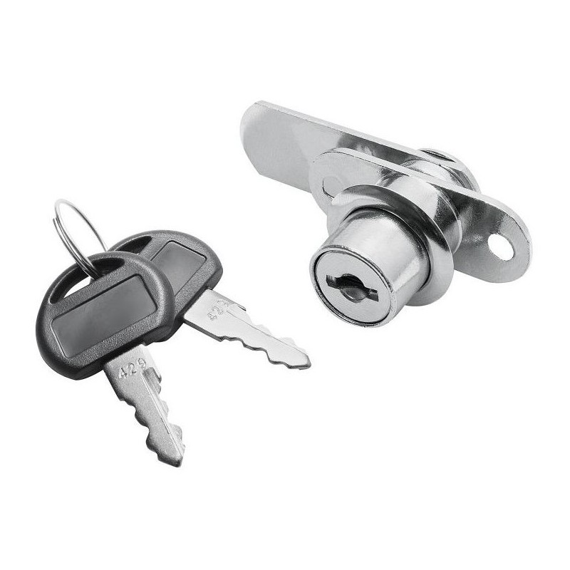 Zamek meblowy językowy M-201, chrom, GTV