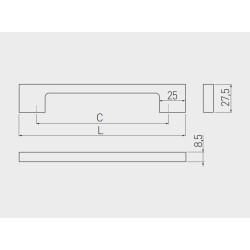 GTV – Uchwyt meblowy UZ-819