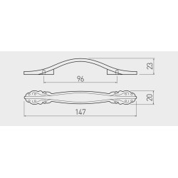 GTV – Uchwyt meblowy ROYAL2