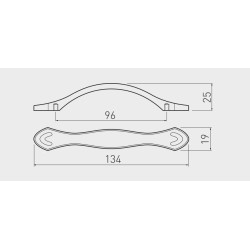 GTV – Uchwyt meblowy ROYAL4