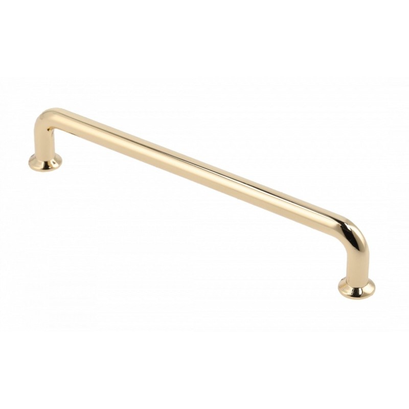 Uchwyt meblowy NORD, czarny mat, mosiądz, złoto szczotkowane