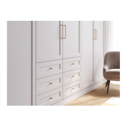 Uchwyt meblowy NORD, czarny mat, mosiądz, złoto szczotkowane