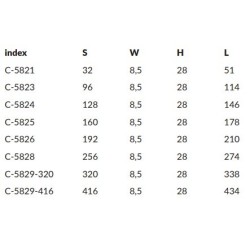 Uchwyt do mebli uniwersalny CAMPANA