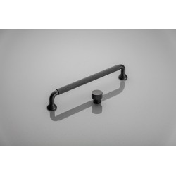 Uchwyt meblowy STRUCTURE czarny mat, loft, industrial