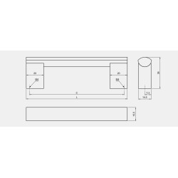 GTV – Uchwyt meblowy UA-AA-04