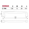Elegancki uchwyt meblowy DURBAN