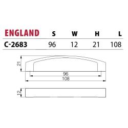 NOMET – Uchwyt meblowy ENGLAND