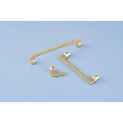 Uchwyt do mebli retro, vintage RAIN 128-320 złoty