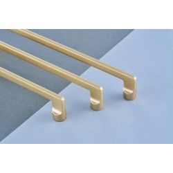 Uchwyt do mebli retro, vintage RAIN 128-320 złoty