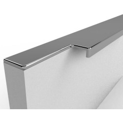 Krawędziowy uchwyt do mebli HIGHWAY C-3590 chrom