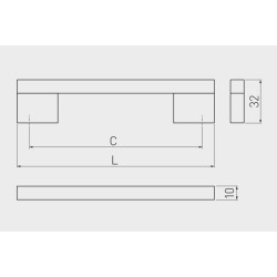 GTV – Uchwyt meblowy UA-18