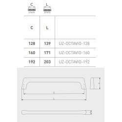 GTV – Uchwyt meblowy OCTAVIO