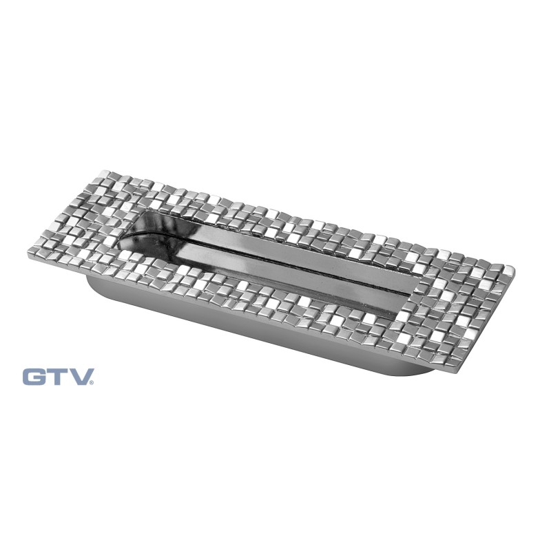 Uchwyt do mebli UZ-888 wpuszczany C-128 chrom