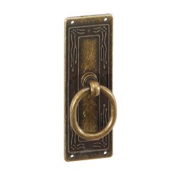 Kołatka gałka do mebli LEDA B-100 retro, vintage antyczny mosiądz