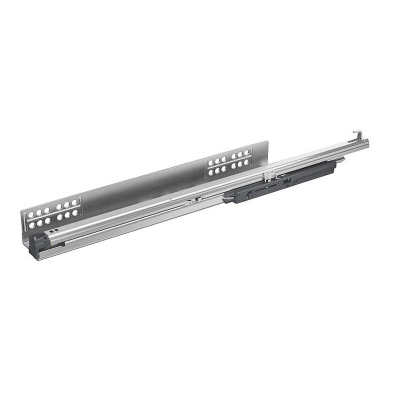 HETTICH Quadro V6 YOU – Prowadnica M (30 kg) LEWA z Silent System, do push to open,  270-600 mm