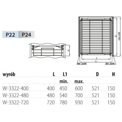 NOMET – Kosz na bieliznę antracyt W-3322A