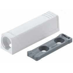 BLUM Adapter TIP-ON do drzwi, prosty, krótki - Szary, biały, czarny