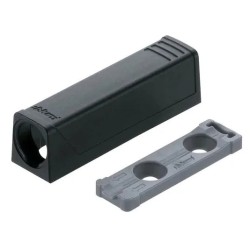 BLUM Adapter TIP-ON do drzwi, prosty, krótki - Szary, biały, czarny