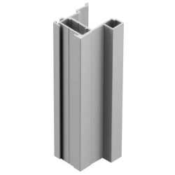 GTV – Rączka / listwa uchwytowa 2,7m COTE 18 – bezramowy system przesuwny do płyt 16/18mm – Aluminium, Szampan