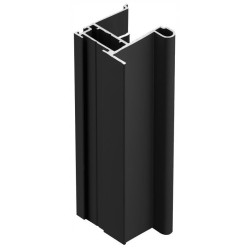 GTV – Rączka / listwa uchwytowa 2,7m VISTA – bezramowy system przesuwny do płyt 18mm alu, szampan, czarny