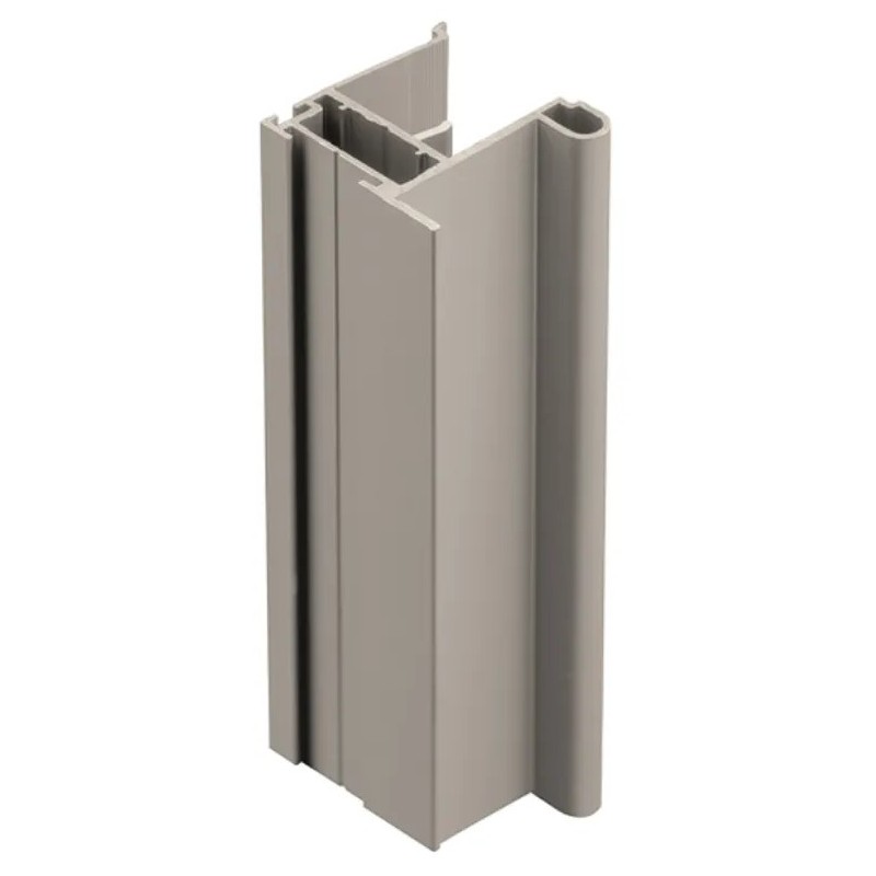 GTV – Rączka / listwa uchwytowa 2,7m VISTA – bezramowy system przesuwny do płyt 18mm alu, szampan, czarny