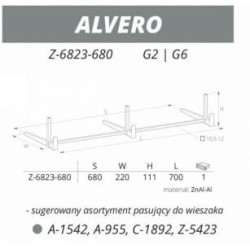 NOMET – Wieszak garderobiany ALVERO Z-6823-680