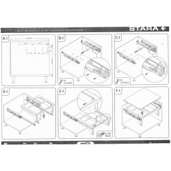 LAreka – Segregator na odpady z mocowaniem frontu 800-900 mm 4x16l