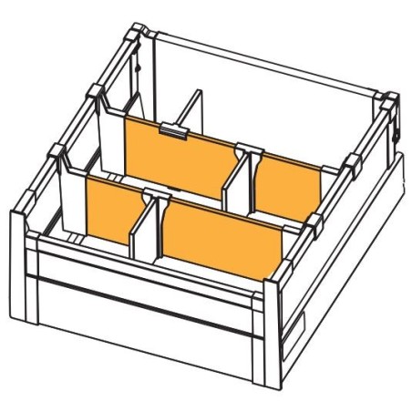 GTV – Listwa poprzeczna Modern Box Square L–1100mm