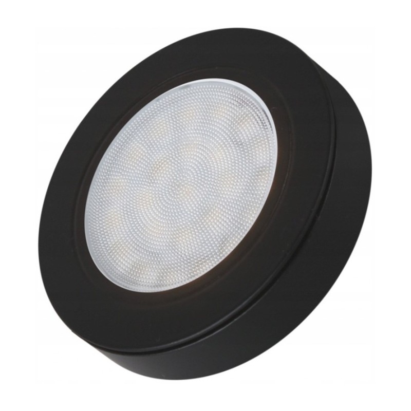 Design Light – LED OCZKO OVAL Z DYSTANSEM CZARNY ZIMNY