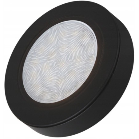 Design Light – LED OCZKO OVAL Z DYSTANSEM CZARNY ZIMNY