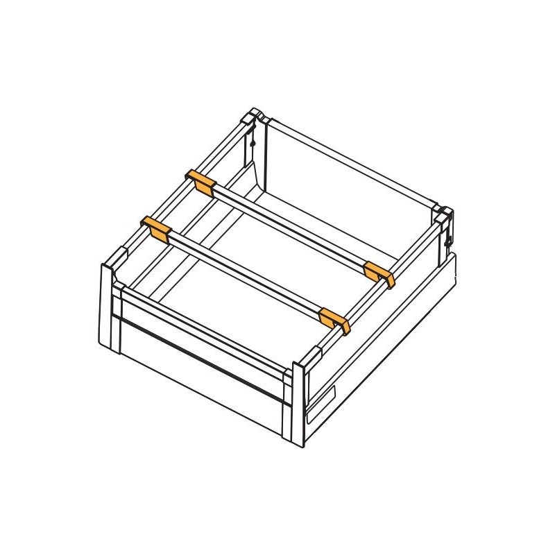 GTV – Łącznik relingu poprzecznego Modern Box Square