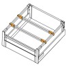 GTV – Łącznik relingu poprzecznego Modern Box Square