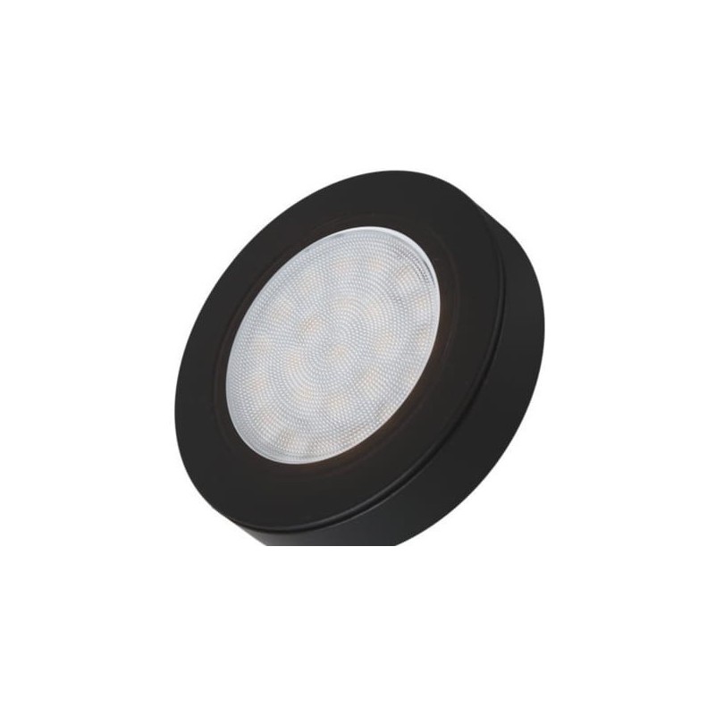 Design Light – Oval dystans czarny 2W oprawa podszafkowa LED barwa neutralna