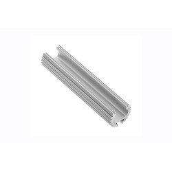 Drążek GTV GLAX – profil aluminiowy LED – silver 2 m