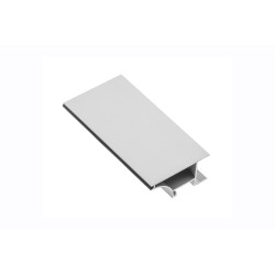 profil aluminiowy LED wieńcowy GLAX silver 2 m (stanowi komplet z uszczelką PA-USZGLAX-00N)