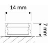 Design Light – LED PROF.-PROS.BIAŁY 2m  MLECZNA