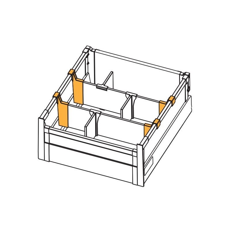 GTV – Złączka do listwy poprzecznej Modern Box Square