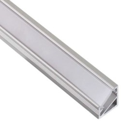 Profil LED DESIGN LIGHT TRI-LINE MINI 3m aluminium, klosz mleczny