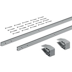 SlideLine M Zestaw profili: 2 profile, Wysokość profilu 18 mm, Długość 2500 mm