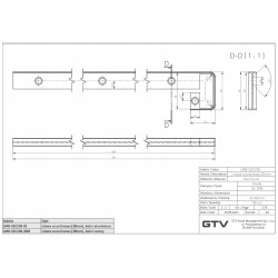 GTV – LISTWA SZCZELINOWA DO BLATÓW 38MM