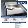 GTV – System prowadnic Metalbox Prestige H-54mm, srebrny