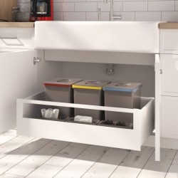 Szuflada GTV AXIS PRO H-199 super wysoka (D), L-250–600, cichy domyk